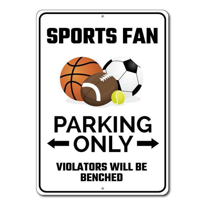 Parkeringsskylt för sport fläkt för wholesale av Lizton Sign Shop, Inc