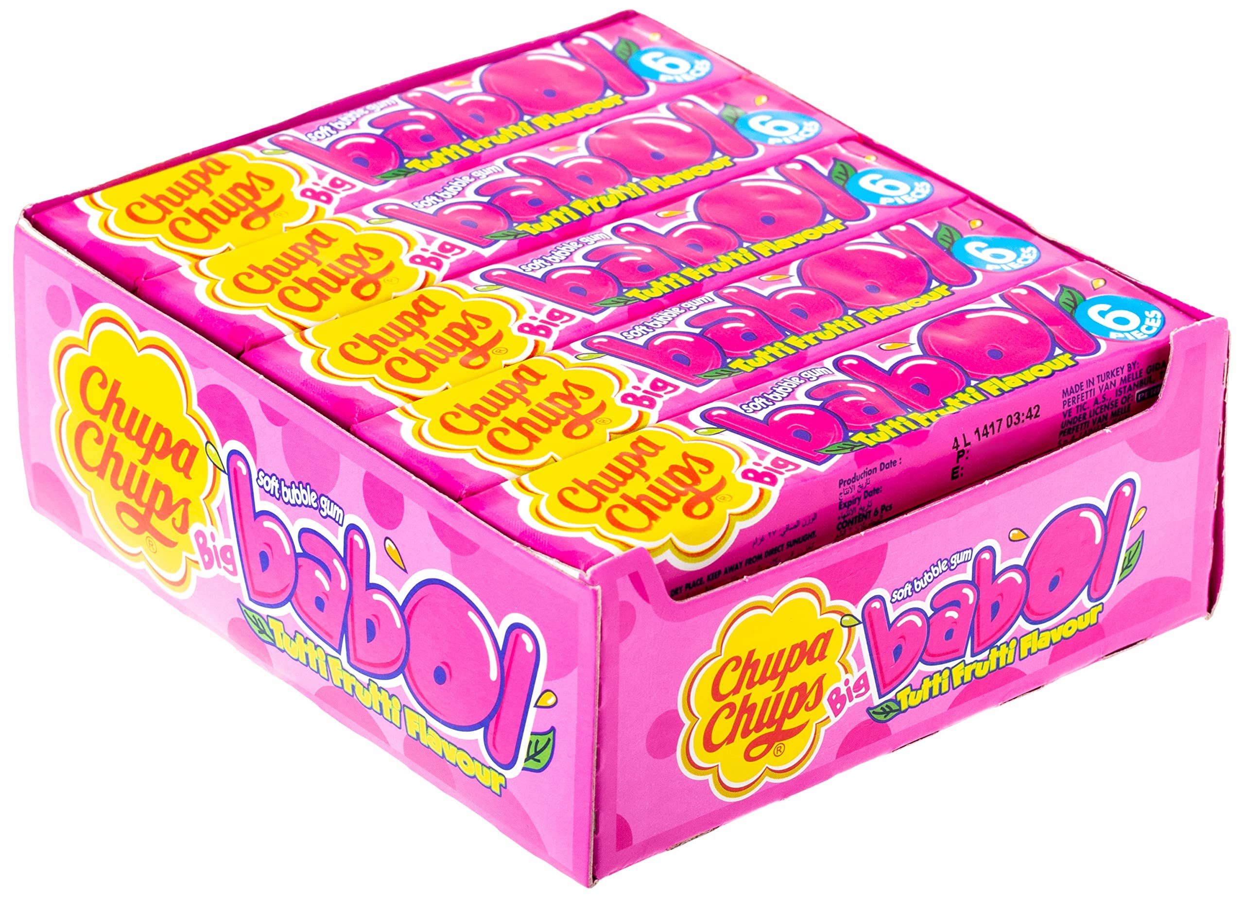 Global Bite Co - Wholesale Chewing Gum - Chupa Chups Big Babol Tutti Frutti 20pck (Netherlands)0