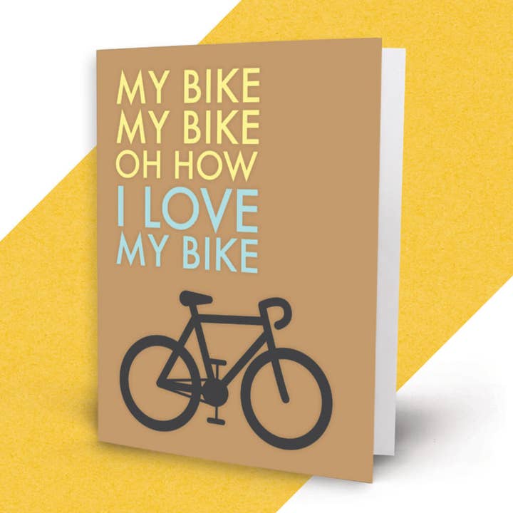 My Bike Card for wholesale by Middle Child Made