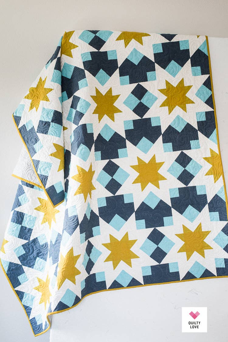 Quilty Love – Großhandel Bastel-Nähset – Night Stars Papier-Quiltmuster3
