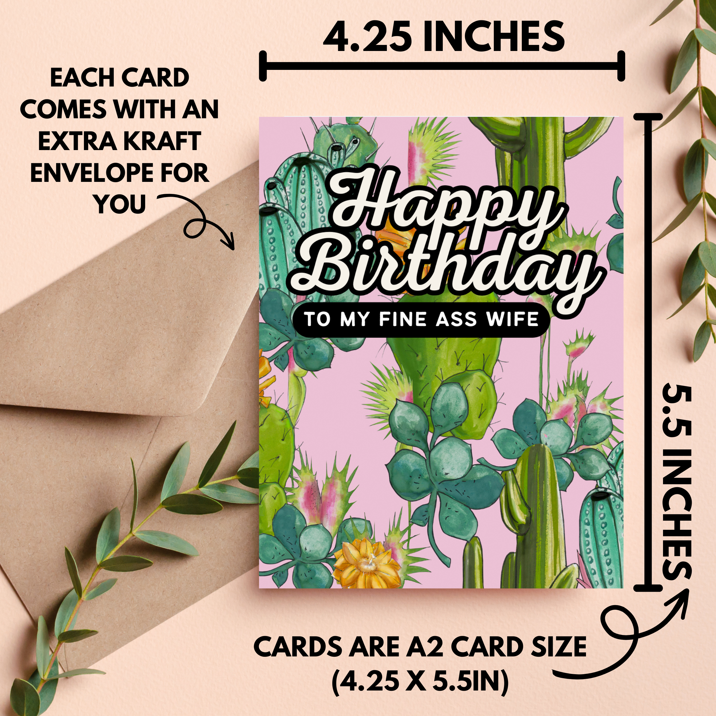 As Told By Ellie - Wholesale Birthday Card - Wife Birthday Card, Wife Birthday Gift, Sassy Card1