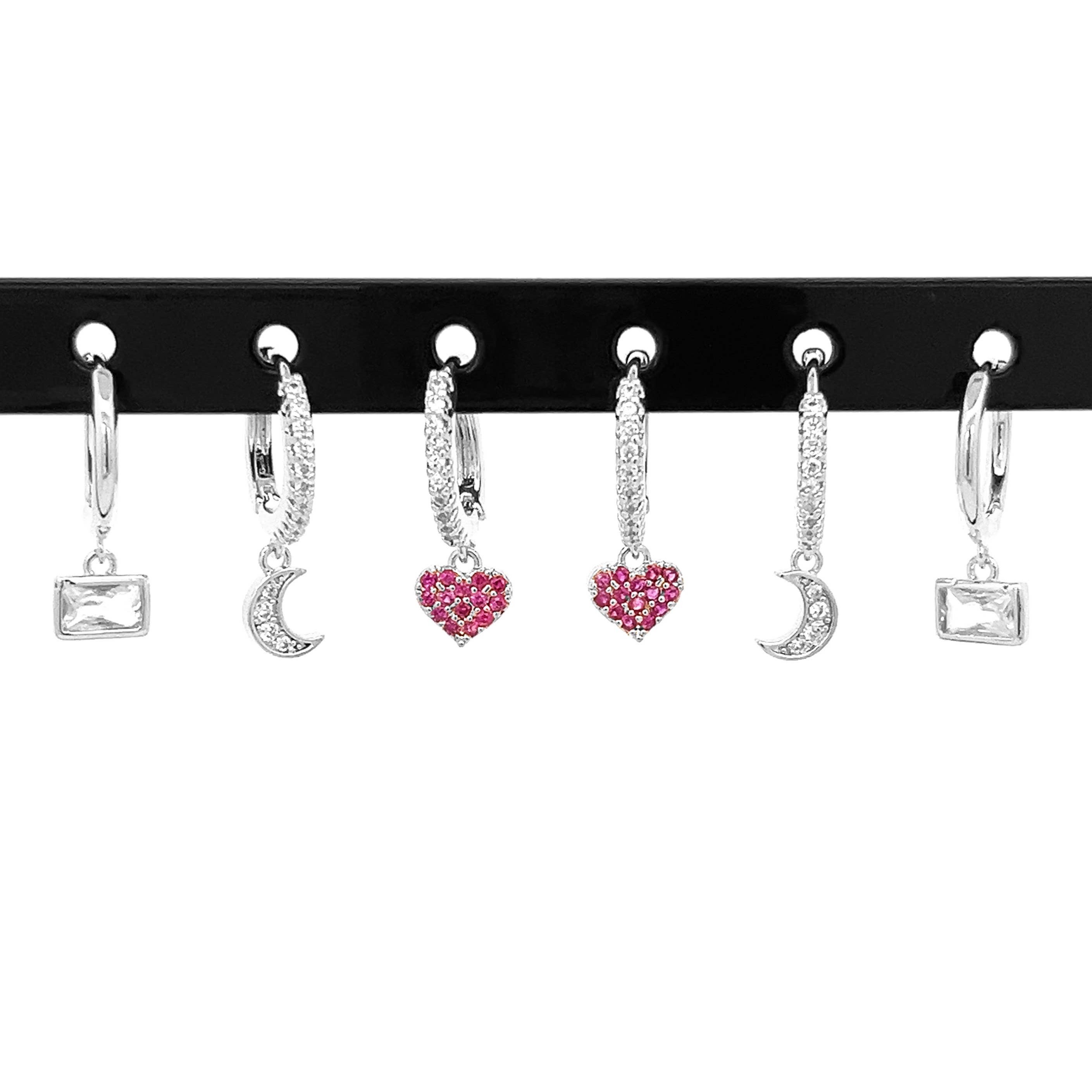 AMORINO SRL - Vente Parures de bijoux - Ensemble de 6 boucles d'oreilles - YK241184A120