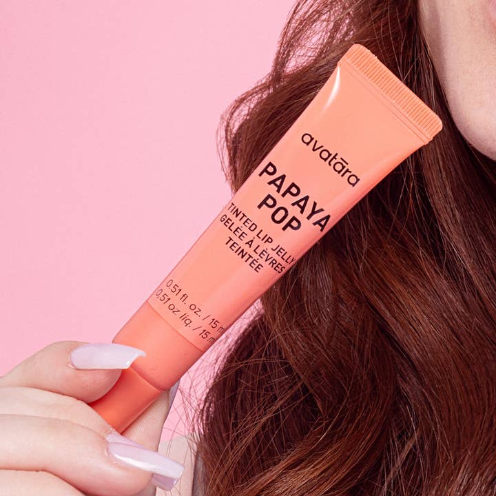 Papaya Pop Gelée Teintée pour les Lèvres 15 ml pour la vente par Avatara