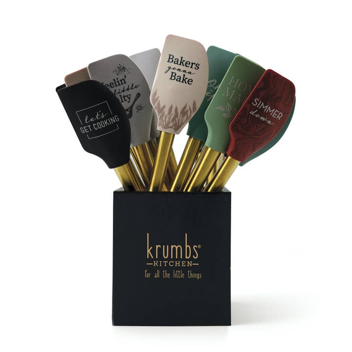 DM Merchandising - Wholesale Spatula/turner - Krumbs Kitchen Elements Spatula w/Metallic Gold Handle2