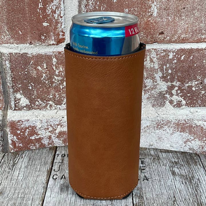 KW Custom Creations - Wholesale Drink Huggers & Koozies - Leatherette Slim Koozie4
