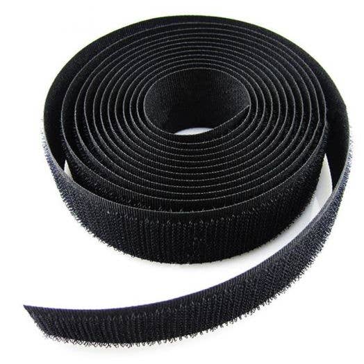 Nastro a strappo 1/2" Nero Rotolo Continuo 25 iarde/rotolo per la vendita all'ingrosso da parte di Grizzly Supply