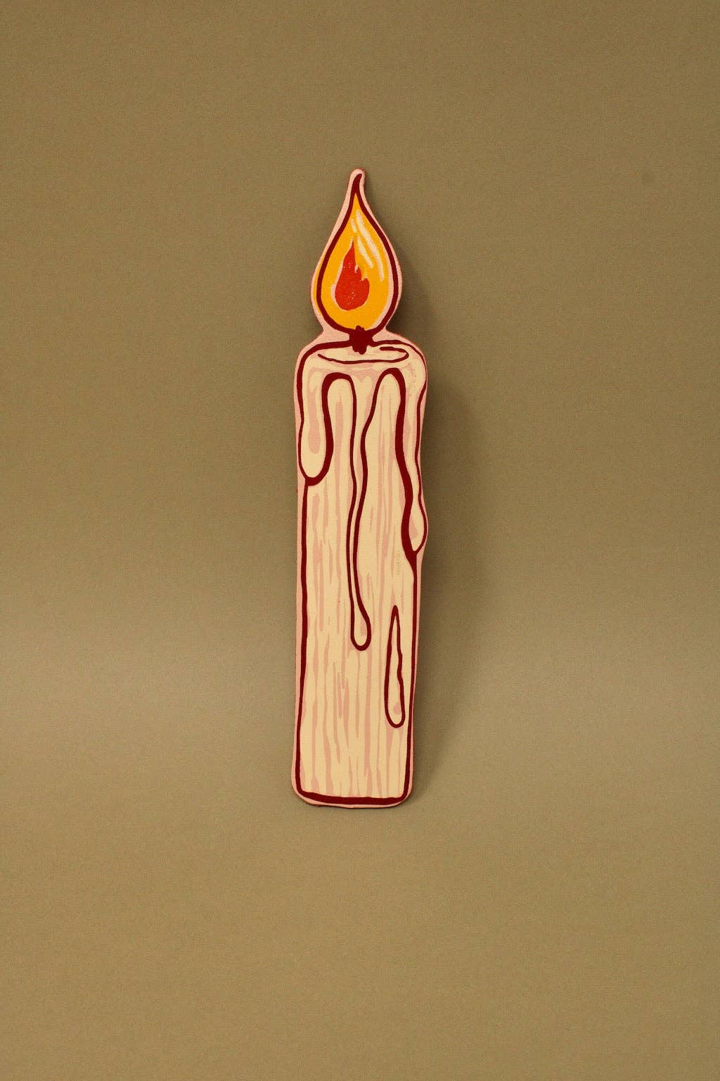 Ark Colour Design - Vente Marque-page - Marque-page bougie en cuir véritable 20 cm5