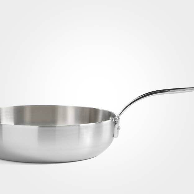 Classic 26cm Stainless Steel Triply Chefs Pan for wholesale by samuel groves