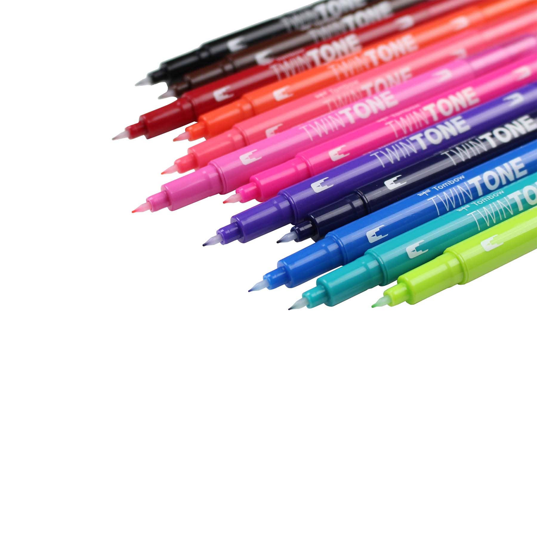 Tombow - Wholesale Marker - TwinTone Marker Set: Bright - 12-Pack5