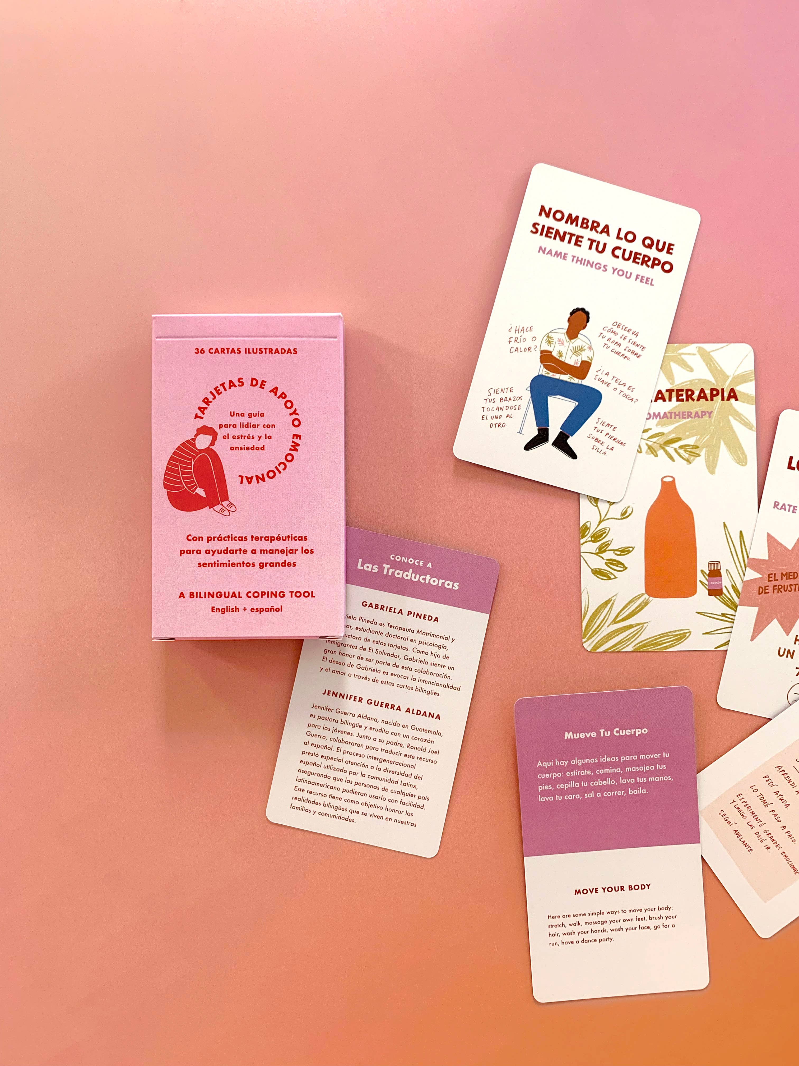 Odd Daughter Paper Co. - Wholesale Tarot Cards - Spanish Support Deck (Bilingual) - Mental Health Card Deck3