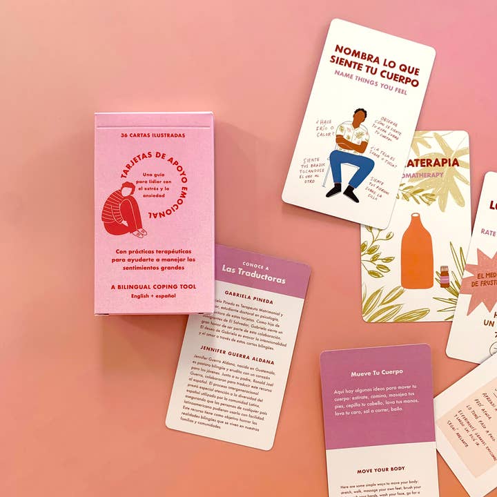 Odd Daughter Paper Co. - Wholesale Tarot Cards - Spanish Support Deck (Bilingual) - Mental Health Card Deck3