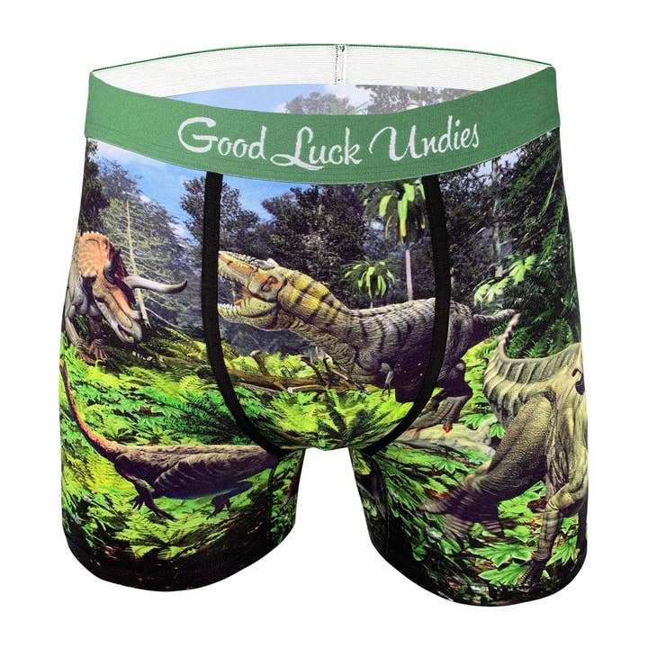 Good Luck Sock - Wholesale Underwear - Men's - Men's Dinosaur Valley Underwear