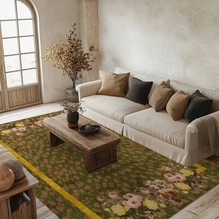 Maia Homes – wholesale Area rug – Garden of Courage Hand Tufted Rug3