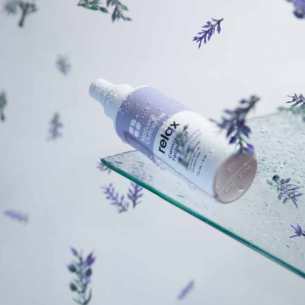 Natural Outcome Skincare – wholesale Face & body mist/water – Soothing Face Mist - Relax1