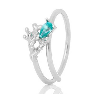 Bague Aurum X Blue Lagoon pour la vente par AURUM by Guðbjörg