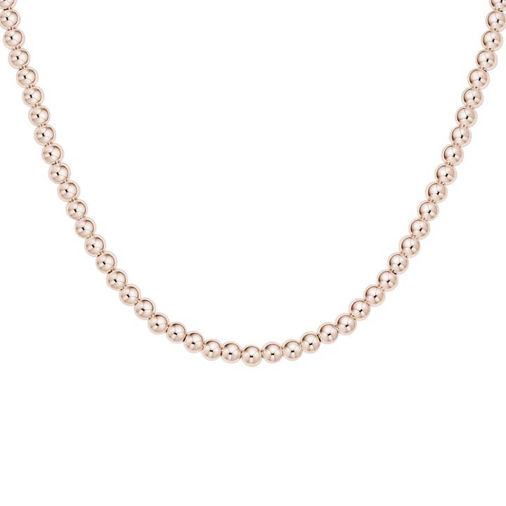 bara boheme – wholesale Choker/collar – Classic 4MM | Gold Filled Beaded Necklace2