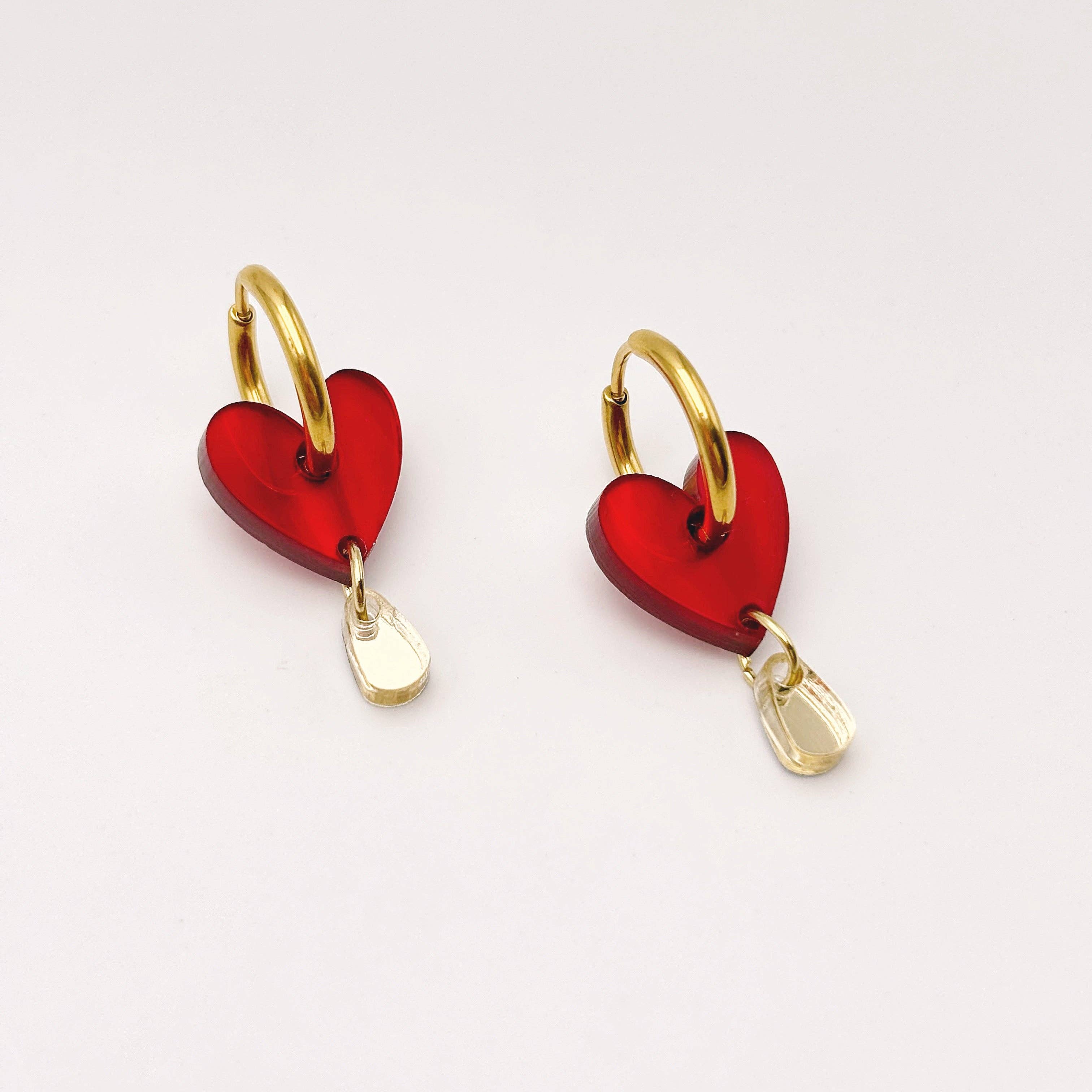 Studio Annette - Wholesale Dangle Earrings - Creoles Heart3