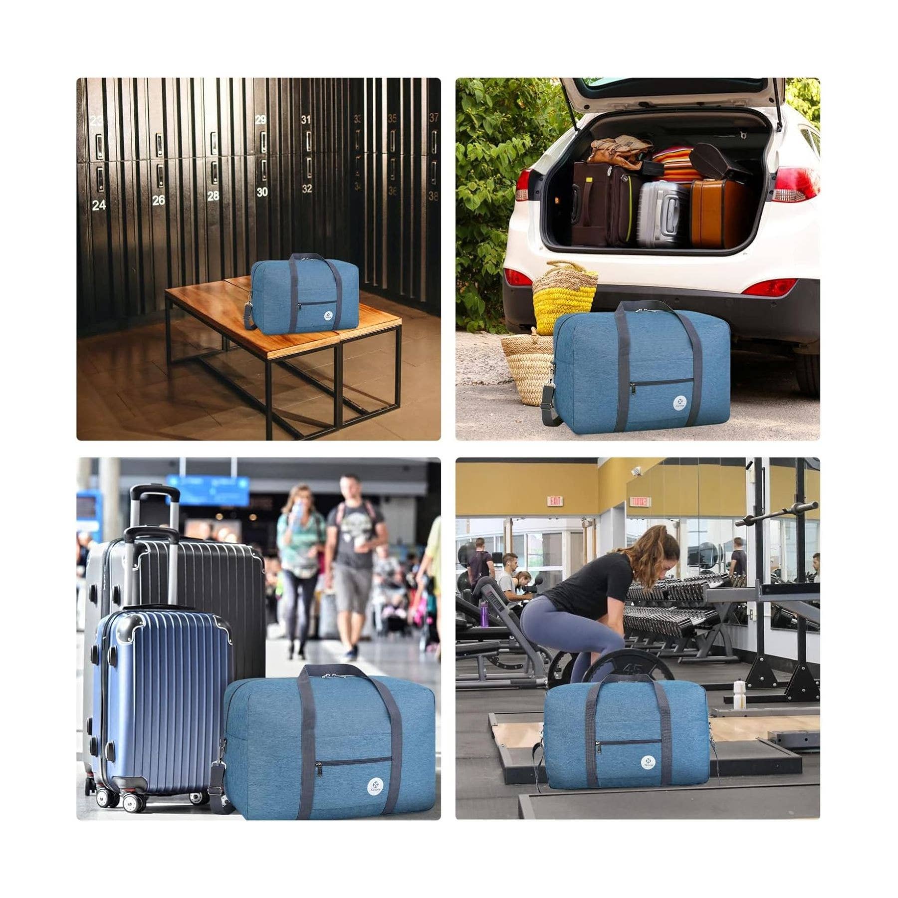 wandf - Venta al por mayor Bolsa de viaje - Unisex - Bolsa de viaje plegable NW3122 para equipaje de mano para estancia nocturna26