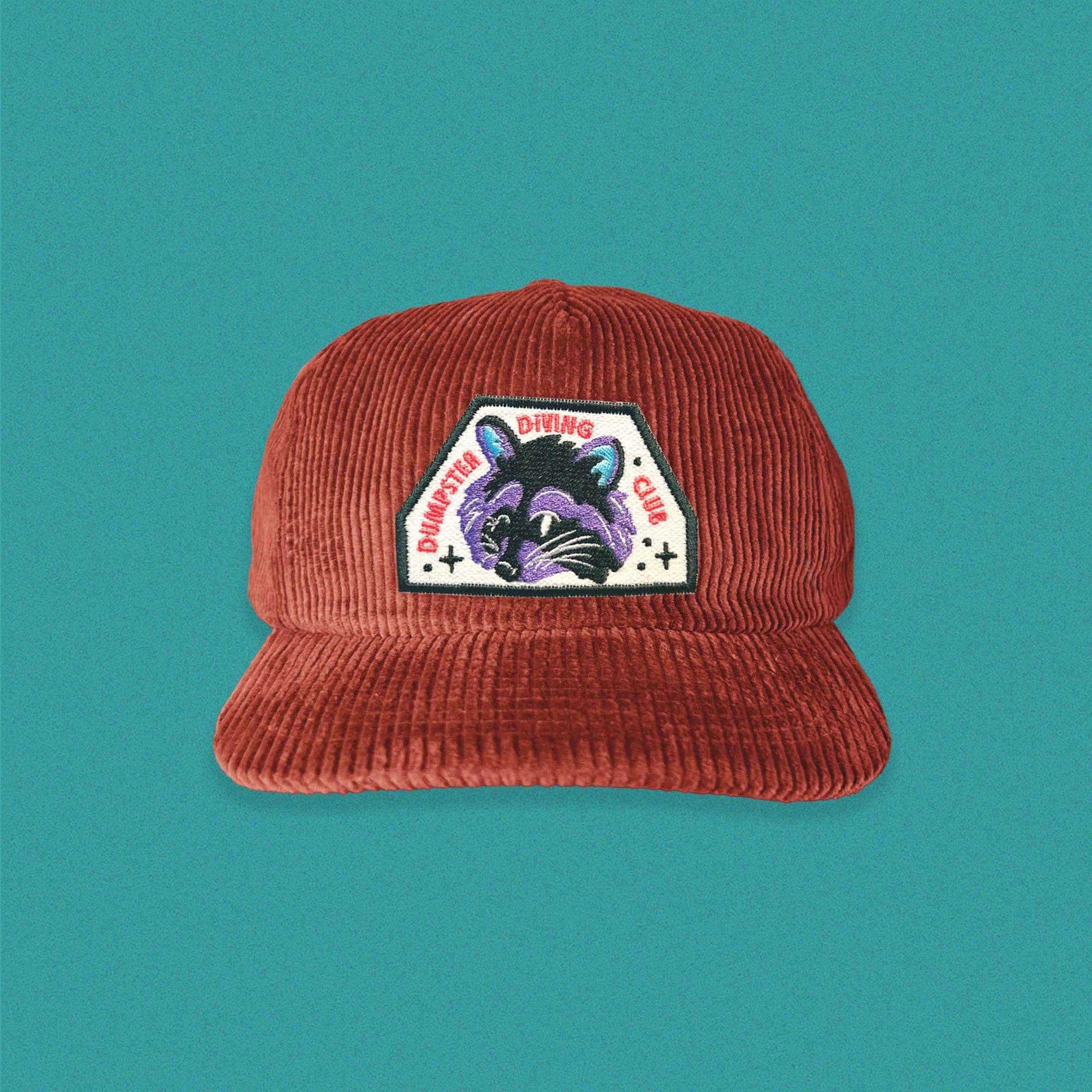 The Space Bureau - Vente Casquette de baseball – unisexe - Chapeau Street Rat en velours côtelé à 5 panneaux3