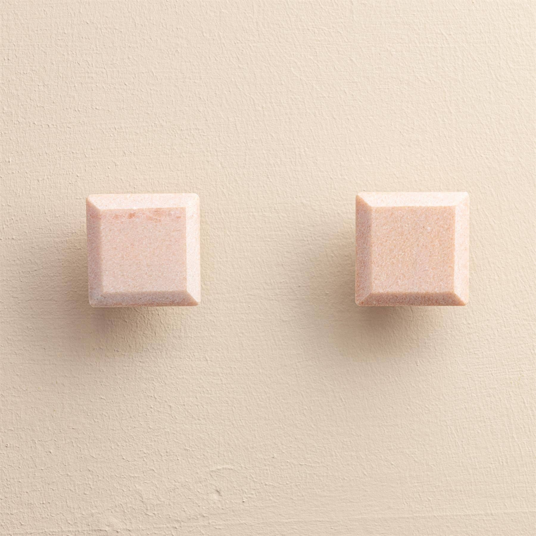 Chickidee - Wholesale Knob/Pull - Mila Blush Stone Rectangle Drawer Knobs0
