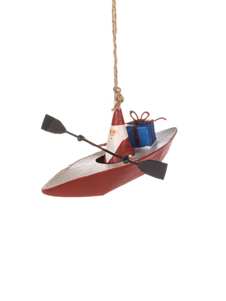 Kayak Santa for wholesale by Shoeless Joe Ltd