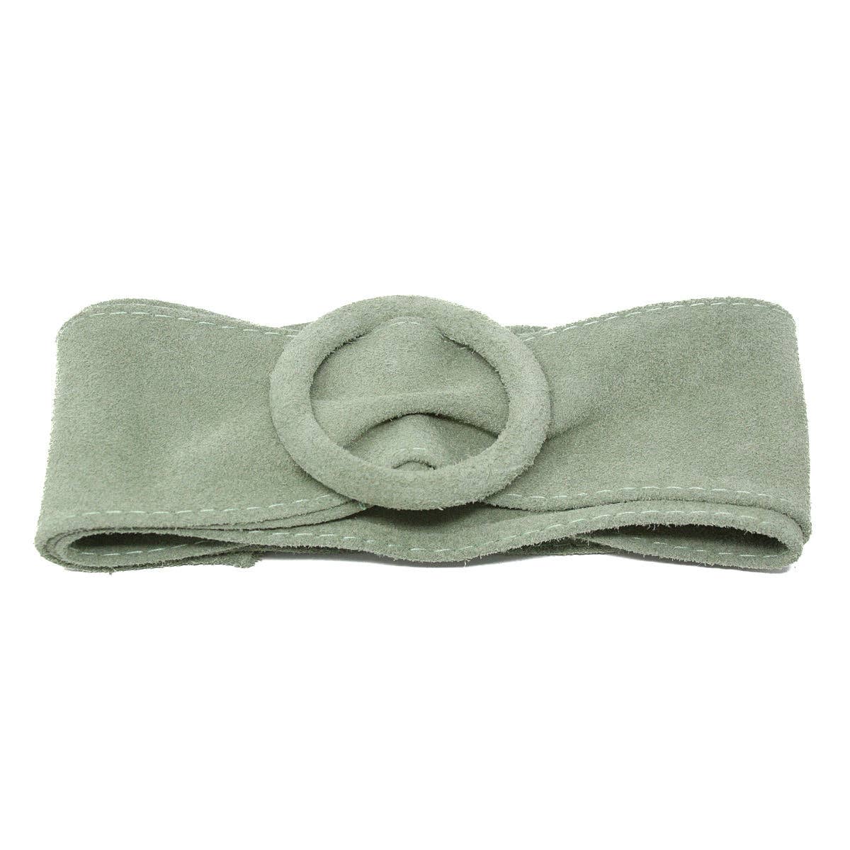 German Fuentes Handbags - Wholesale Belt - Women's - CINT-07 CIRCLE BUCKLE SUEDE BELT15