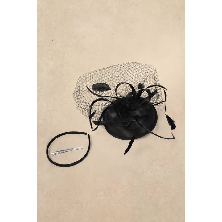 BABEYOND - Wholesale Fascinator Hat - Women's - Vintage Pillbox Veil Cocktail Fascinator3