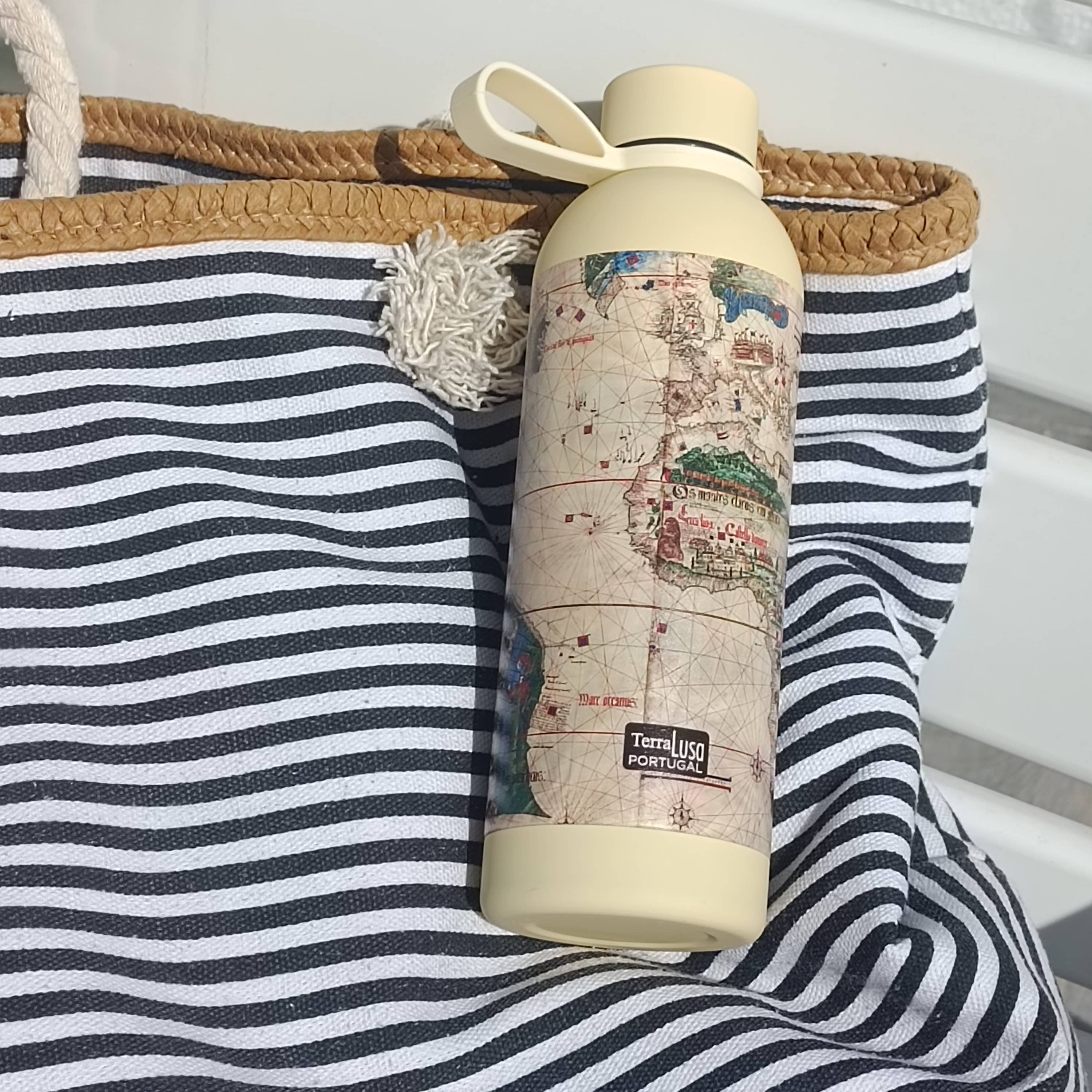 Terra Lusa - Venta al por mayor Botellas de agua - Botella Térmica Planisferio de Cantino1