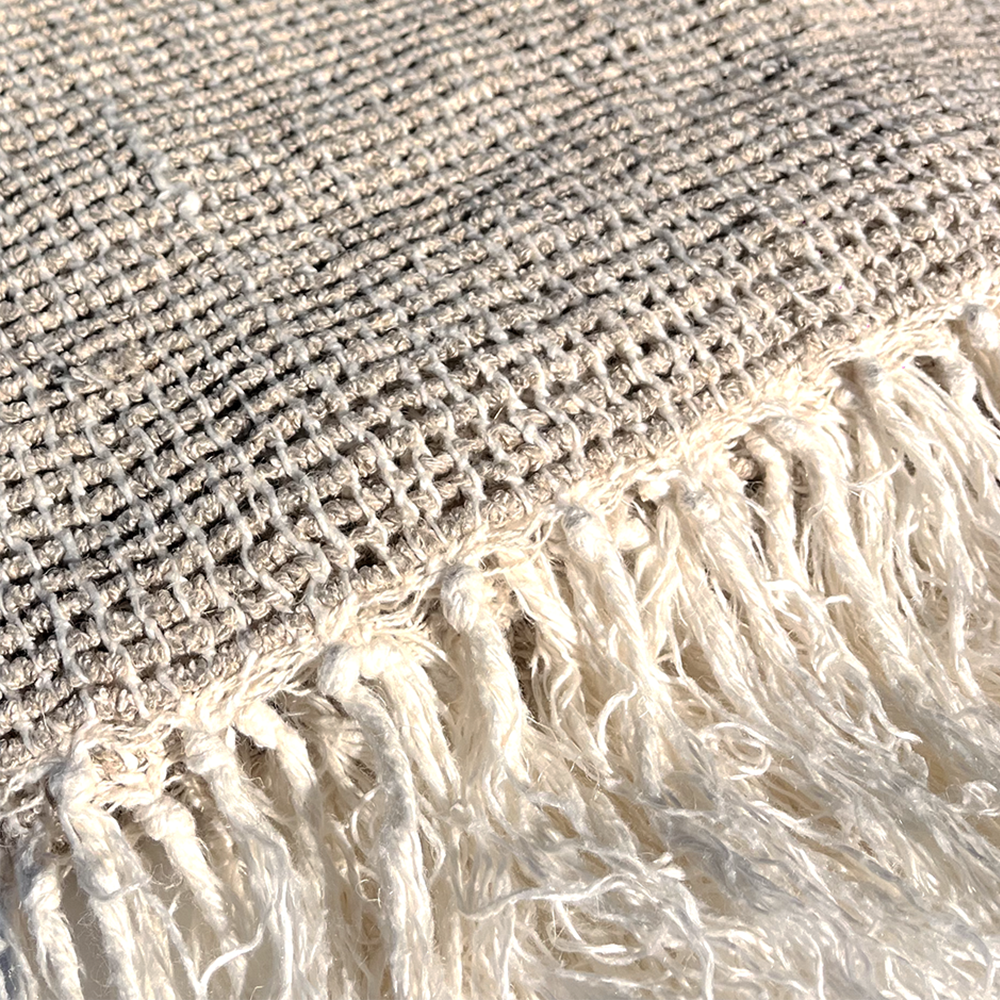 Natural Solenne Throw for wholesale on Faire4