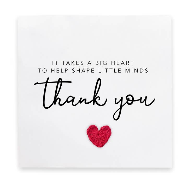 Carte de remerciement pour enseignant, Carte de remerciement pour la crèche, École pour la vente par Fifi's Handcrafted