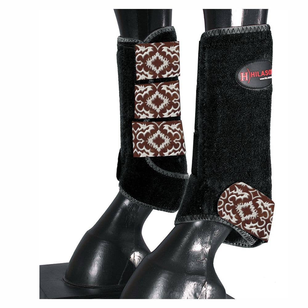 HILASON - Wholesale Horseback Riding Gear - HILASON L M S Horse Front Leg Sport Boots | Jumping Printed7