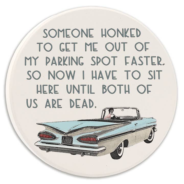 Autocoaster iemand getoeterd voor wholesale door Tipsy Coasters & Gifts