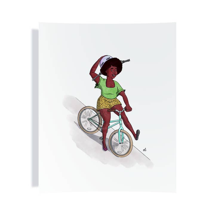 Black Womxn Ride Bikes (Wholesale) for wholesale by Ashytj Creates LLC