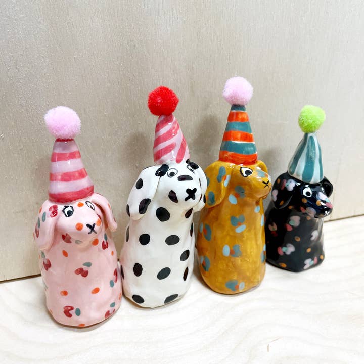 Party Minis! Mini Party Dogs in Party Hats. and other Purchase Wholesale bianca. Free Returns & Net 60 Terms on Faire trending on Faire.