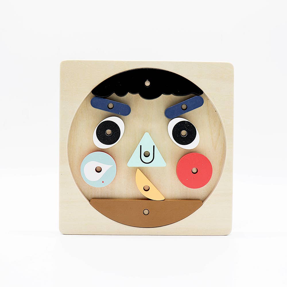 Leo & Friends - Wholesale Puzzle - Kids - Leo & Friends Funny Faces Educational Wooden Puzzle13