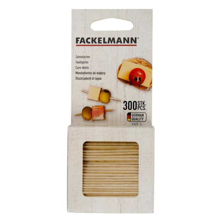Fackelmann - Wholesale Toothpick - Fackelmann Wood Edition Wooden Toothpicks Pack of 3005