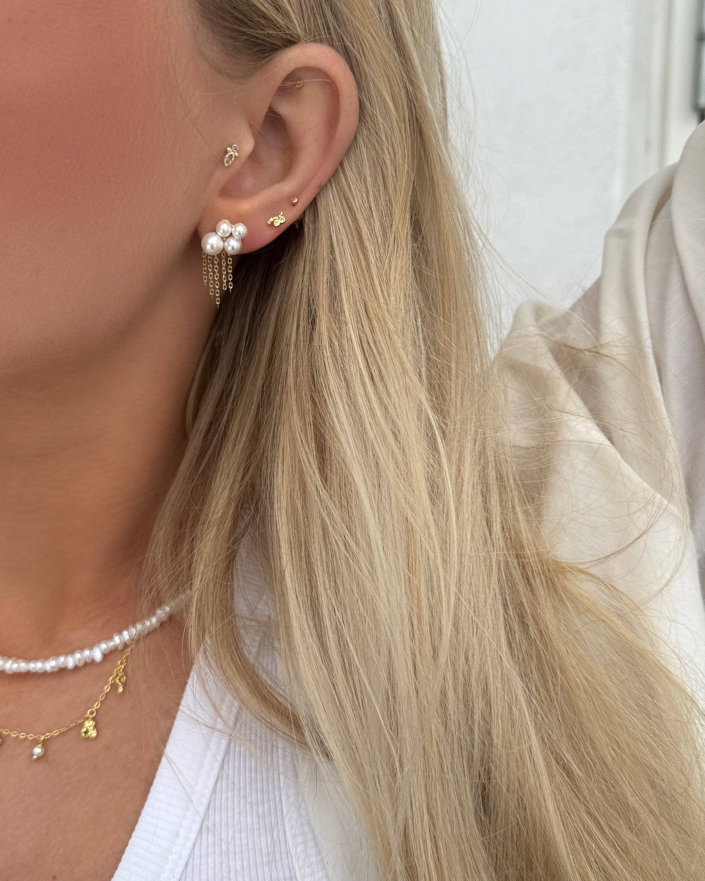 Nava Copenhagen - Vendita all'ingrosso Orecchini pendenti - Orecchini Pelagia - Dorato1