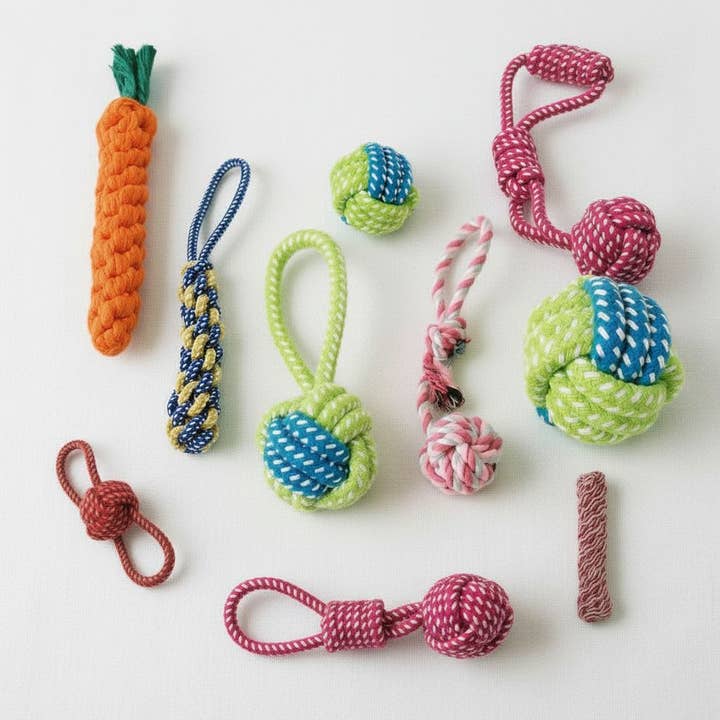 kapeit - Wholesale Pet Toy - Cat/Dog - Durable Cotton Rope Knot Toy for Dogs11