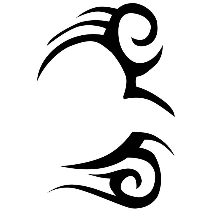 10x Tatouage temporaire pour le visage style tribal inspiré de Hangover pour la vente par Inkwear Temporary Tattoos