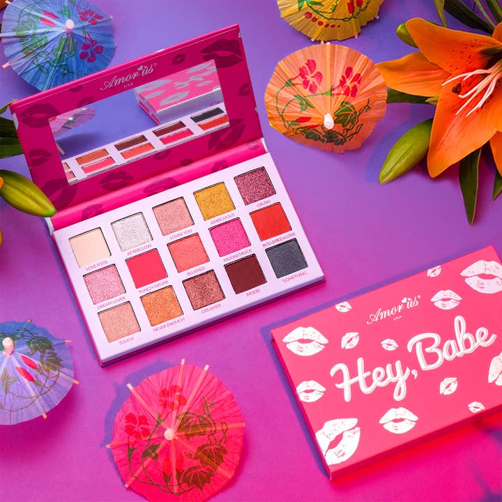 Amorus USA – wholesale Eyeshadow palette – Hey, Babe - Pressed Pigment Palette2