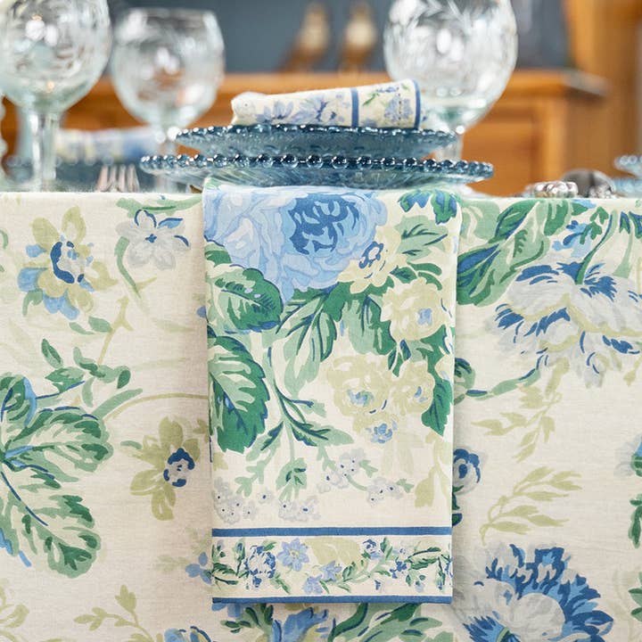 Eternal Rose Napkin Set of 4 - Dark Ivory for wholesale by April Cornell