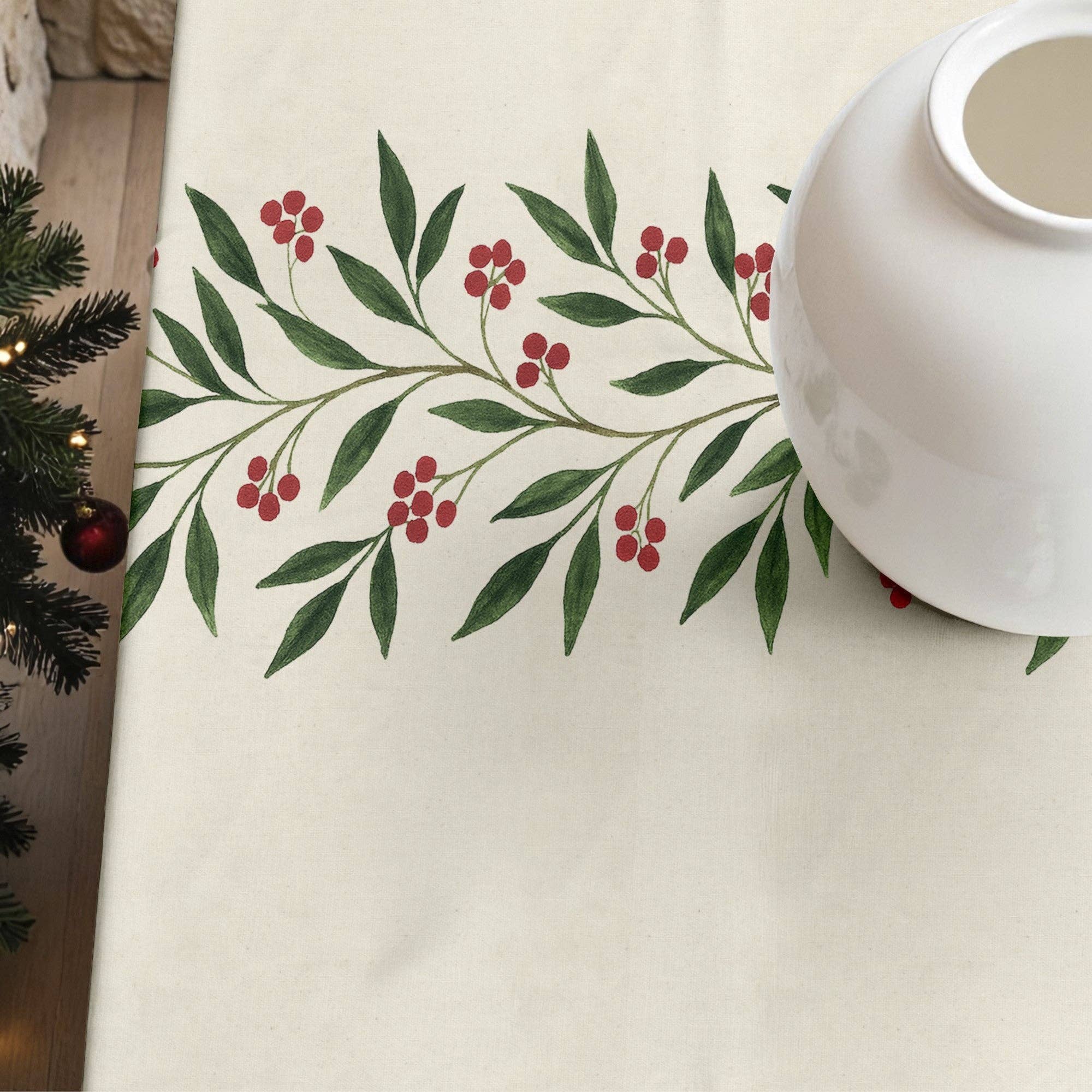 SG HOGAR - Wholesale Tablecloth - Stain-resistant tablecloth Christmas wish 8 12253