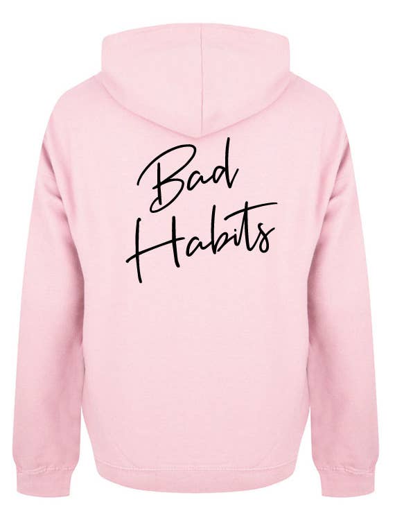 Moletom SIGNATURE rosa suave por atacado de Bad Habits Girls Club