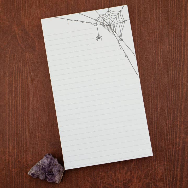 Webweaver Spider Web Notepad for wholesale by The Well-Appointed Desk