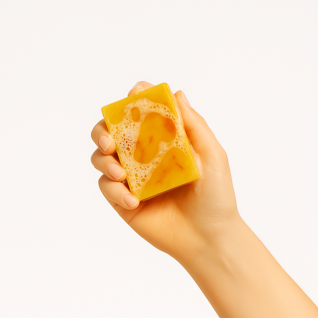 PIYA BEAUTY - Vente Pains de savon - Curcuma & Safran2