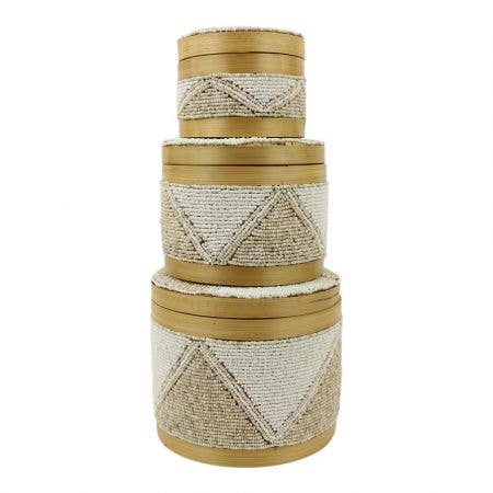 Treasure Hunt Amsterdam - Vendita all'ingrosso Decorazioni da tavolo - Set di Offerte Balinesi AYANA 3 | bambù - perline0