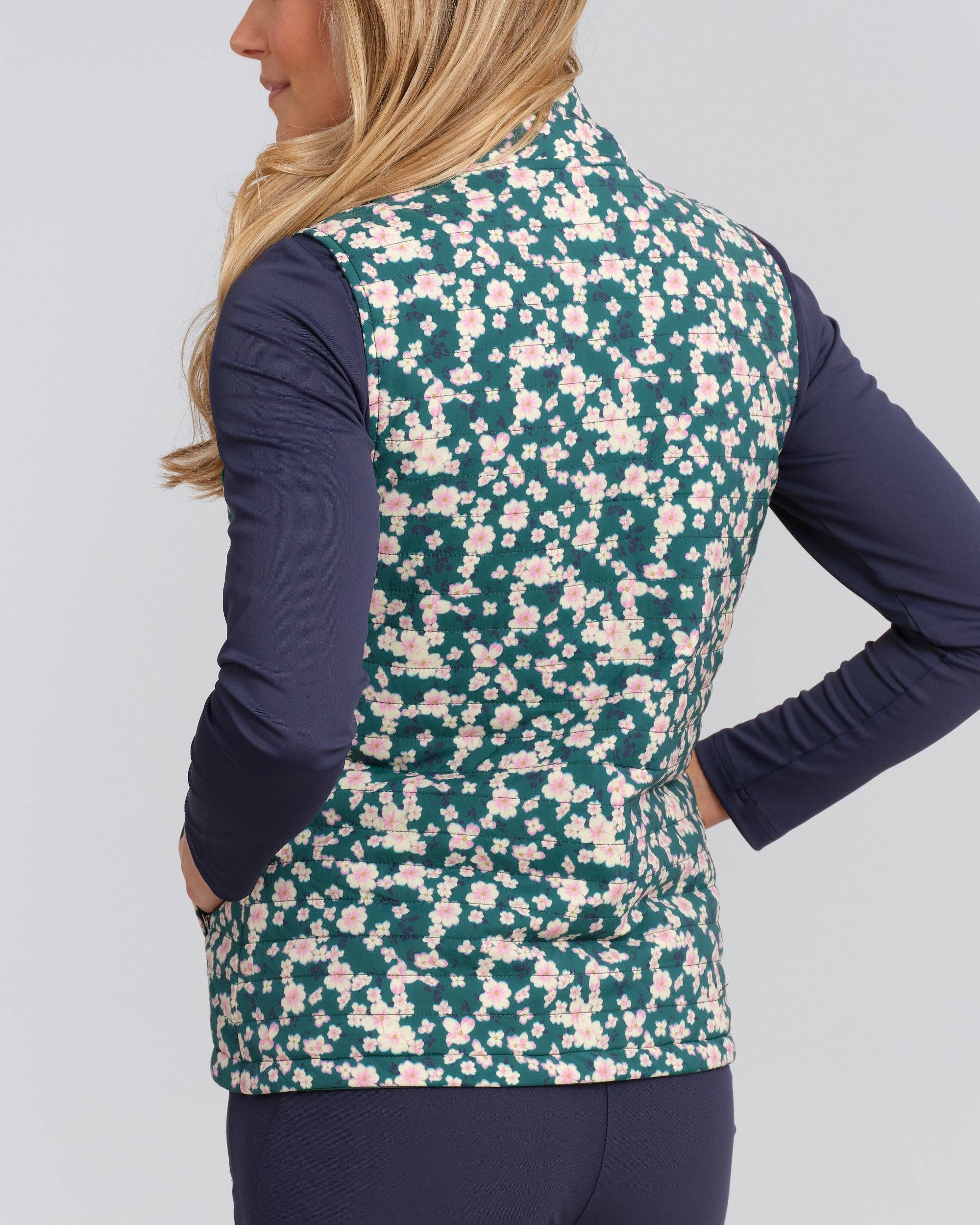 Spruce Tee Boxwood Reversible Puffer Vest for wholesale on Faire5