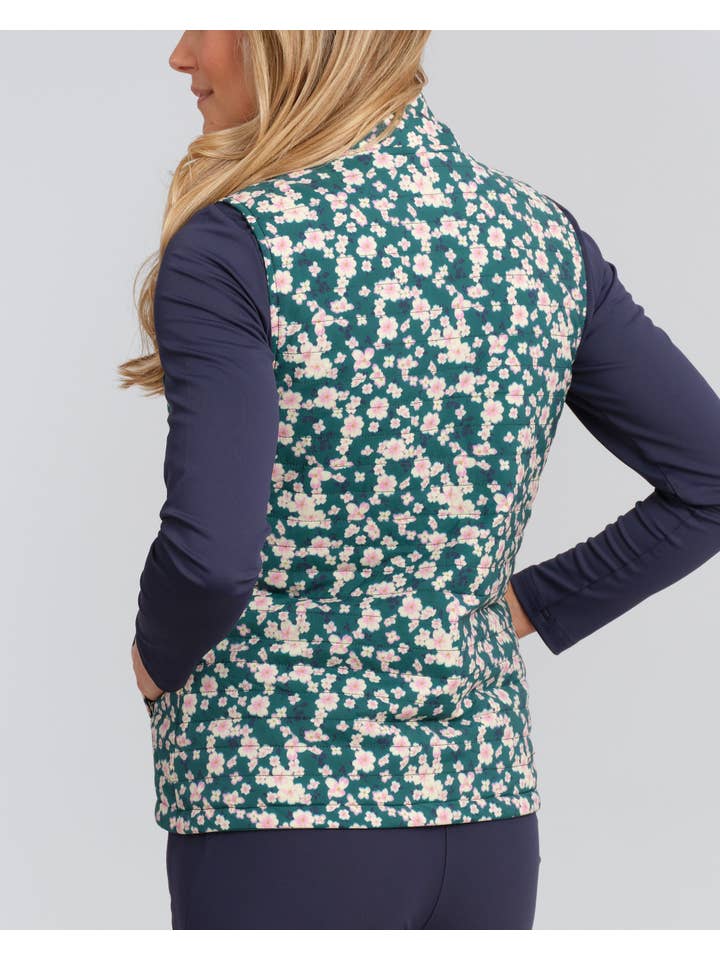 Spruce Tee Boxwood Reversible Puffer Vest for wholesale on Faire5