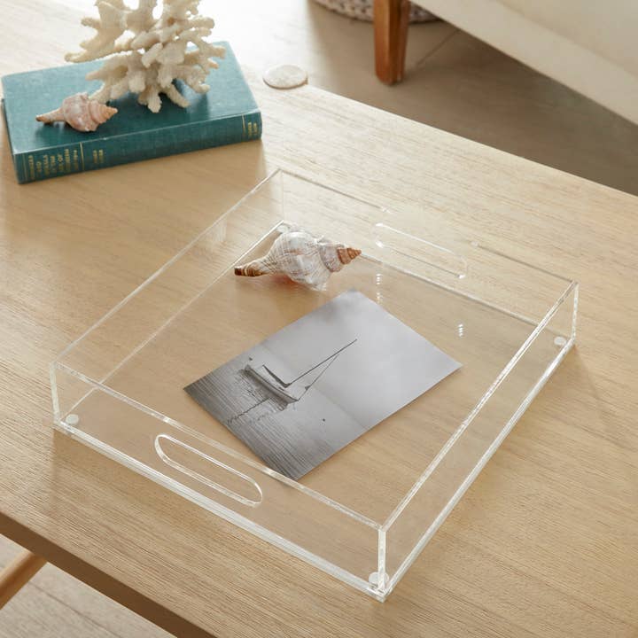 Huang Acrylic - Wholesale Decorative Tray - 12" Sq. Insertable Tray