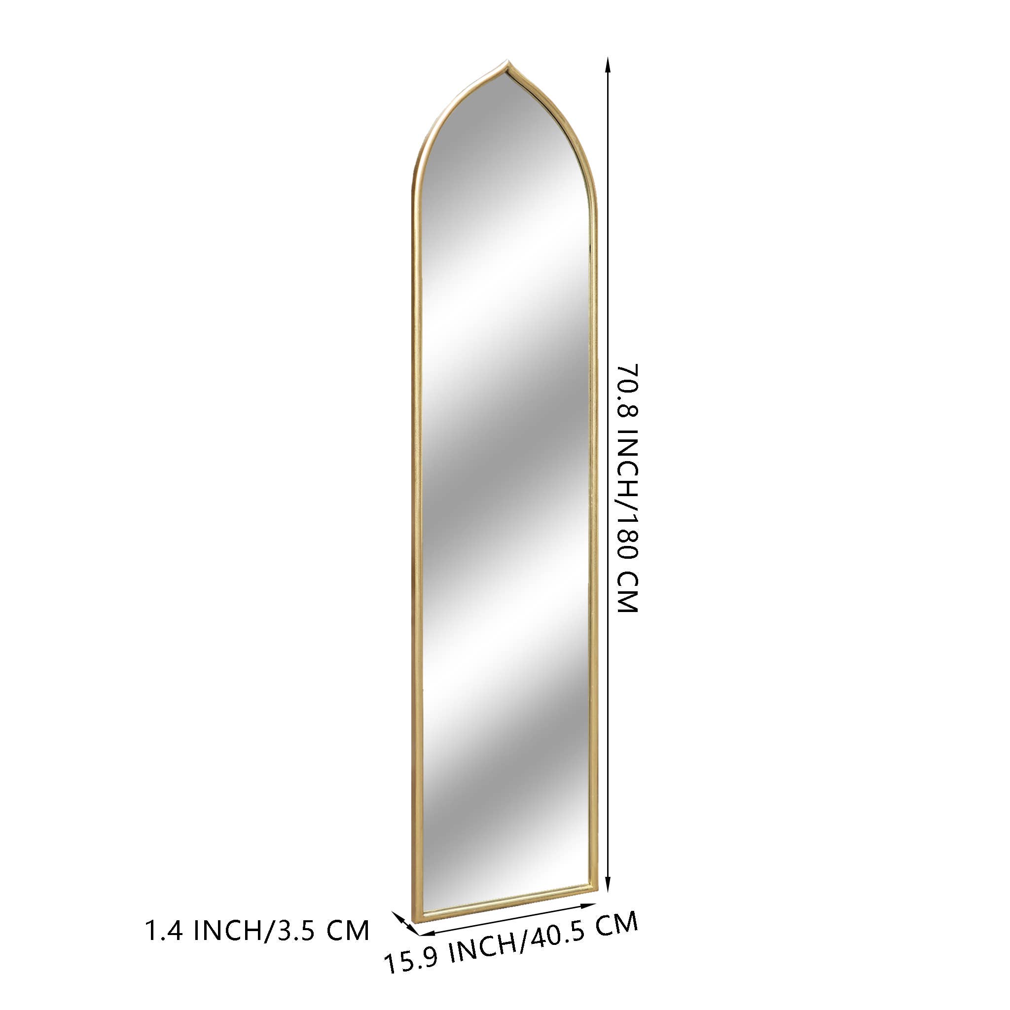 Paris Loft Inc - Venta al por mayor Espejos de pared - Espejo de Cuerpo Entero Extra Grande con Marco de Metal9